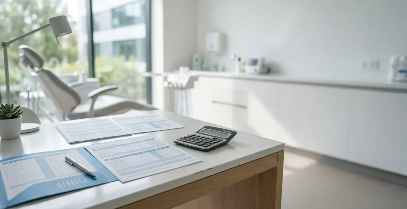 Comparaison visuelle des garanties de mutuelles pour implants dentaires avec documents et calculatrice