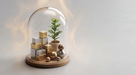 Illustration conceptuelle d'une stratégie d'épargne face à l'inflation